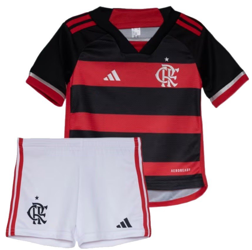 Kit infantil I Flamengo 2024 Adidas oficial